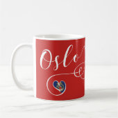 Mug Coeur Oslo Mug, norvégien (Gauche)