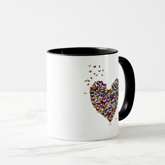 Mug Coeur papillon (Devant droit)