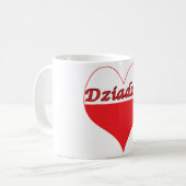 Mug Coeur polonais de Dziadziu (Devant gauche)