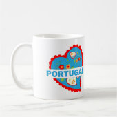 Mug Coeur portugais joyeux (Gauche)