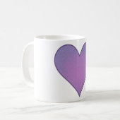 Mug Coeur pourpre (Devant gauche)