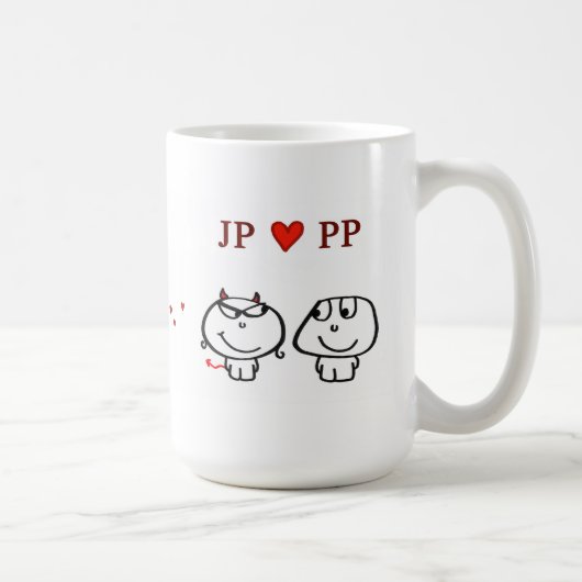 Mug "Coeur pp R-U du JP " (Droite)