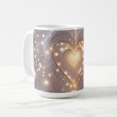 Mug Coeur Rempli De Lumière (Devant gauche)