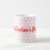 Mug Coeur romantique Conception de la Saint-Valentin (Centre)
