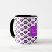 Mug Coeur rose (Devant gauche)