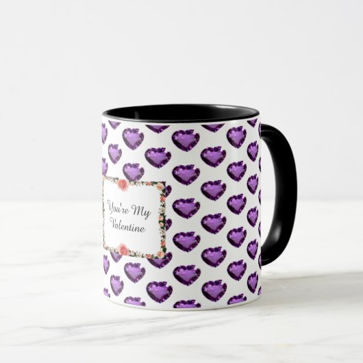 Mug Coeur rose (Devant droit)