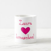 Mug Coeur rose amour maison (Centre)