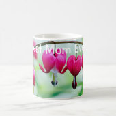 Mug Coeur rose Bleu Fleur Meilleure maman jamais (Centre)