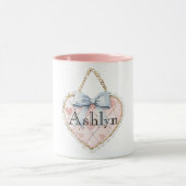 Mug Coeur rose Chic Bow (Centre)