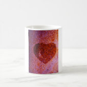 Mug coeur rose corail (Centre)