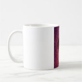 Mug coeur rose corail (Gauche)