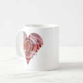 Mug Coeur rose de l'Angleterre (Devant gauche)
