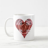 Mug Coeur rose de l'Angleterre (Gauche)