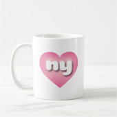 Mug Coeur rose de New York - J'aime (Gauche)