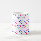 Mug Cœur rose et bleu (Centre)