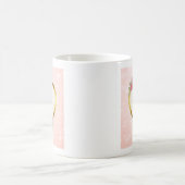 Mug Coeur rose et or personnalisé (Centre)