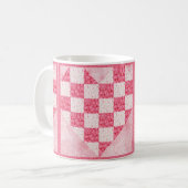 Mug Coeur rose Floral (Devant gauche)
