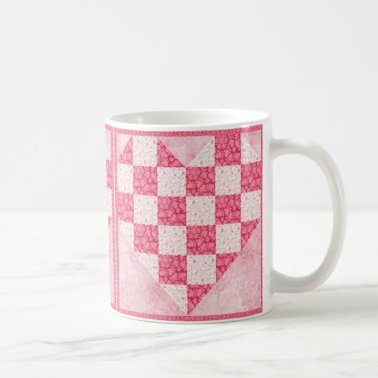 Mug Coeur rose Floral (Droite)