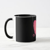 Mug Coeur rose mignon (Gauche)