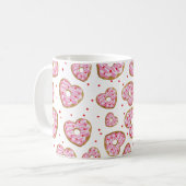 Mug Coeur rose mignon Cookies (Devant gauche)