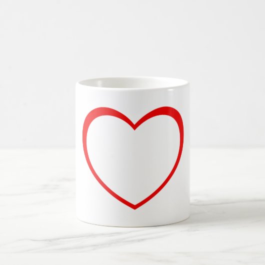 Mug Coeur rouge (Centre)