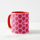 Mug coeur rouge (Devant gauche)