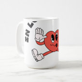Mug coeur rouge (Devant gauche)