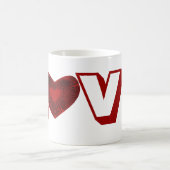 Mug coeur rouge (Centre)