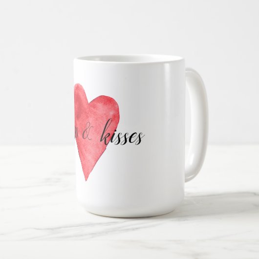 Mug Coeur rouge (Devant droit)
