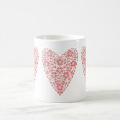 Mug Cœur Rouge Blanc Scandinave (Centre)