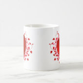 Mug Coeur rouge brillant (Centre)