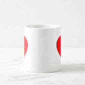 Mug Coeur rouge clair (Centre)