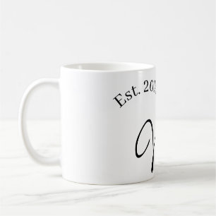 Mug Cœur rouge de femme établ. Année future femme de l