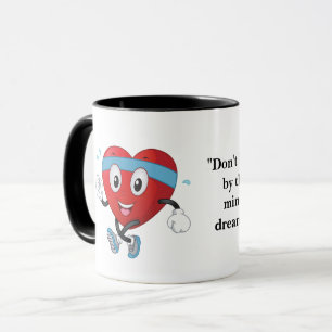 Mug Coeur rouge en santé