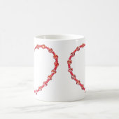 Mug - Coeur rouge perlé (Centre)