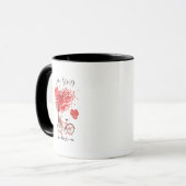 Mug coeur rouge pour ma Saint-Valentin (Devant gauche)