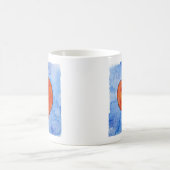 Mug Coeur rouge sur le bleu 2011 (Centre)