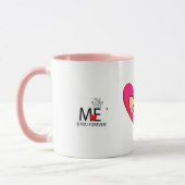 Mug coeur rouge valentine (Gauche)