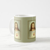 Mug Coeur sacré de catholique de Jésus (Devant gauche)