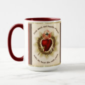 Mug Coeur sacré de Jésus Dévotion catholique (Gauche)