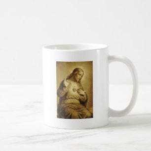 Mug Coeur sacré d'or avec Croix
