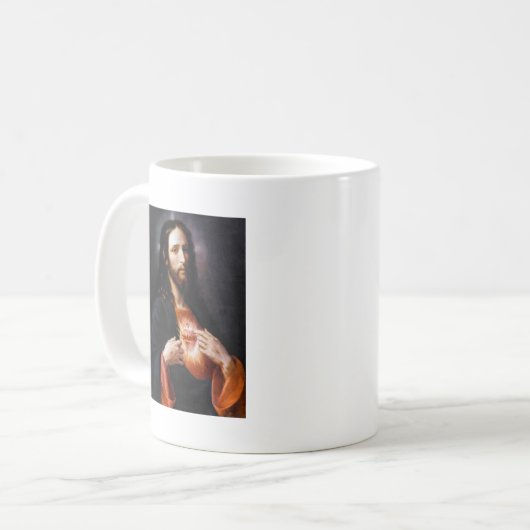 Mug Coeur sacré du Christ (Devant gauche)