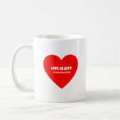 Mug Coeur saint Jacques Saint-Valentin (Gauche)