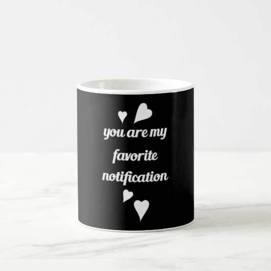 Mug Coeur Saint-Valentin Amour romantique Drôle cadeau (Centre)