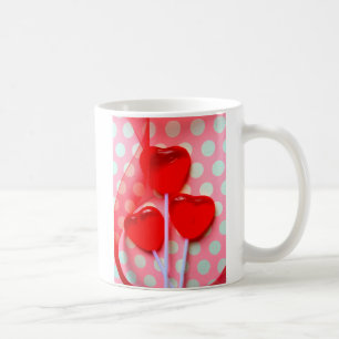 Mug Coeur se lollipopes sur pois