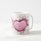 Mug Coeur Série 1-13 (Devant droit)