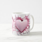 Mug Coeur Série 1-14 (Devant droit)