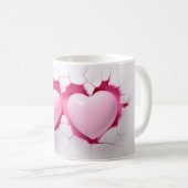 Mug Coeur Série 1-15 (Devant droit)