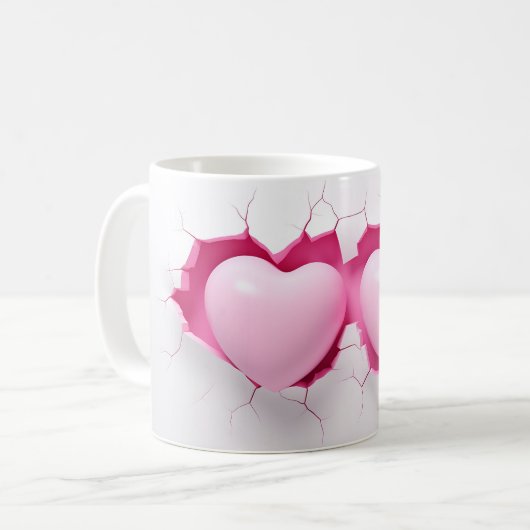Mug Coeur Série 1-15 (Devant gauche)