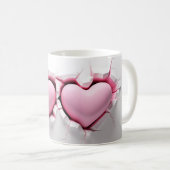 Mug Coeur Série 1-2 (Devant droit)
